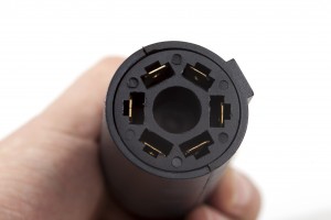 7-Way Blade to 6-Way round Center Auxiliary Pin Adapter