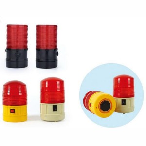 Dry battery magnet type warning light strobe warning light magnet suction cup type traffic warning light CT L0052