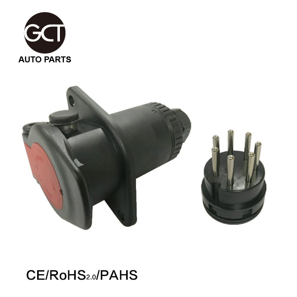 7 Pin 24V ABS/EBS trailer Connector socket box Featured Image