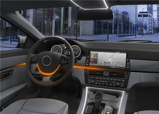 OSRAM Smart LED successfully realizes dynamic interior lighting of cars