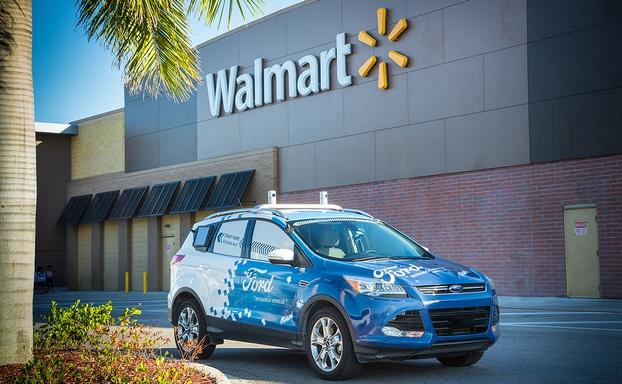 Ford and Wal-Mart collaborate to test autonomous car delivery service in the US