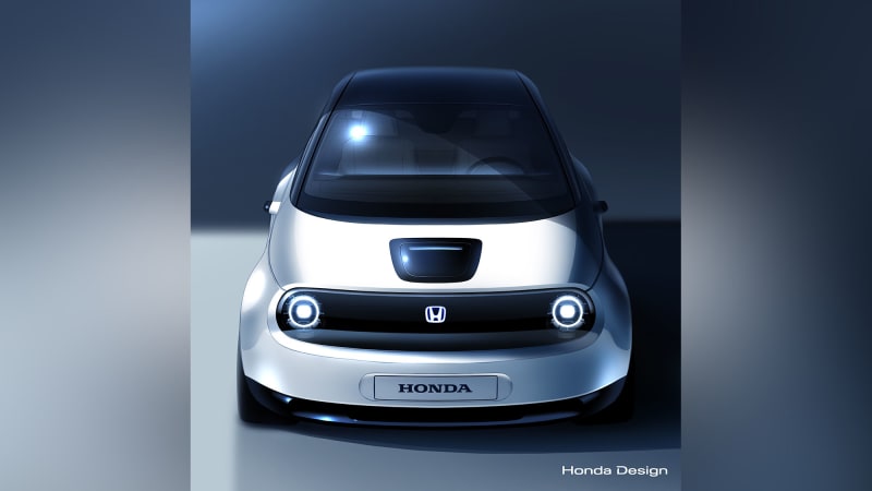 Honda released the Urban EV prototype car preview map will be unveiled at the Geneva Motor Show