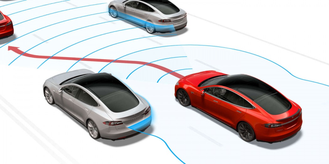 Tesla driving system upgrades Vehicles can change lanes autonomously