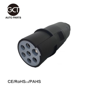 Nylon Trailer connectors plug 7 Pin 24V PVC S type