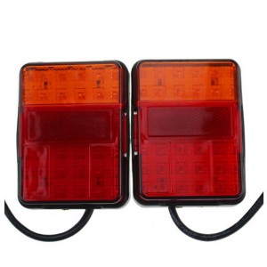 12V/24V Truck Trailer Rear Light Waterproof Camper Indicator Reverse Van Car Truck taillight 30 LED CT L0028