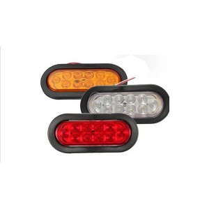 American style 6 inch Oval LED Tail Lights, STOP/TURN/TAIL led trailer stop light CT L0036