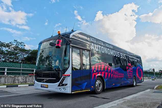 Volvo will test full-size driverless electric bus in Singapore
