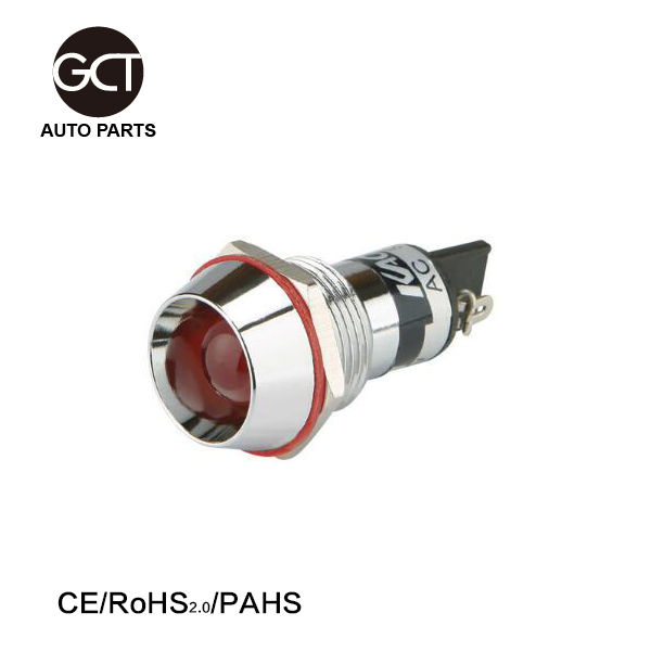 Signal light LED light 14mm metal copper shell indicator 24V signal light CT9004 Featured Image