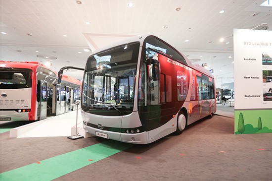 BYD launches new European electric bus in Germany