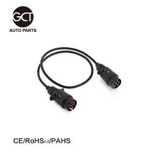 12V 7 Pins plastic Plug RVV cable Trailer Connector