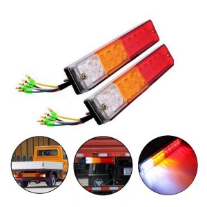 12V/24V Truck Trailer Rear Light Waterproof Camper Indicator Reverse Van Car Truck taillight 20 LED CT L0027